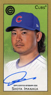 SHOTA IMANAGA 2025 Topps T205 ON CARD AUTO ~ Cubs