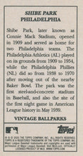 Load image into Gallery viewer, SHIBE PARK 2025 Topps T205 Vintage Ballparks SSP ~ Philadelphia
