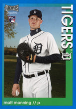 Load image into Gallery viewer, MATT MANNING 2022 Topps Archives Snapshots Baseball BLUE BORDER /50 RC
