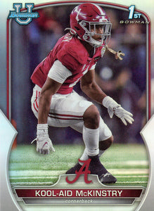 2022 Bowman University Chrome Football REFRACTOR Parallels ~ Pick your card