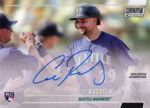 Load image into Gallery viewer, CAL RALEIGH RC AUTO 2022 Topps Stadium Club Chrome Baseball ~ Seattle Mariners
