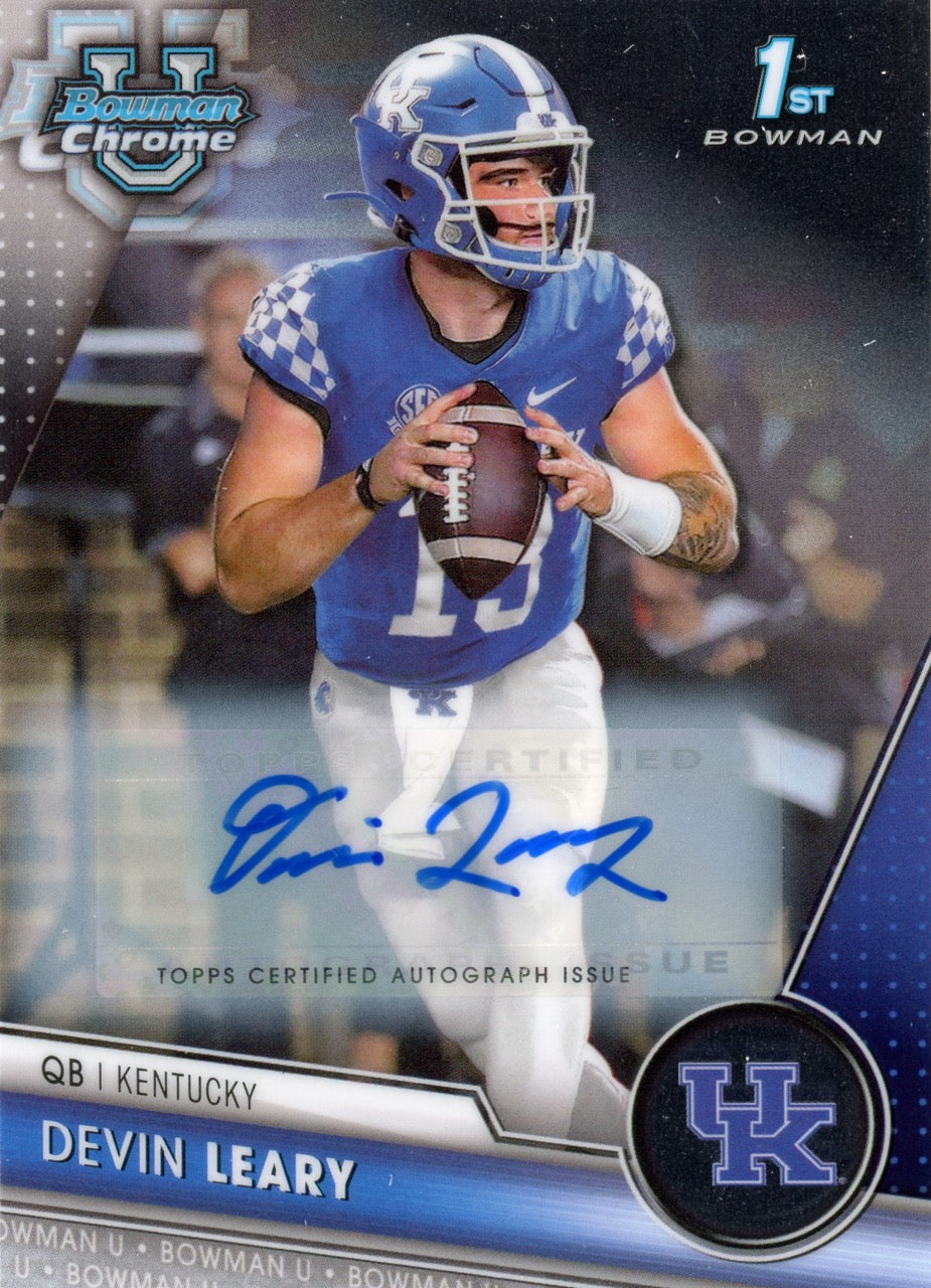 2023 Bowman University Chrome Football AUTOGRAPHS