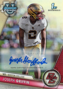 2023 Bowman University Chrome Football AUTOGRAPHS