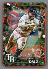 Load image into Gallery viewer, 2024 Topps Holiday SILVER GLITTER Parallels ~ Pick your card
