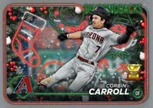 Load image into Gallery viewer, 2024 Topps Holiday SILVER GLITTER Parallels ~ Pick your card
