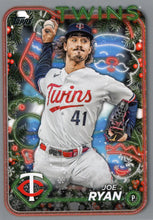 Load image into Gallery viewer, 2024 Topps Holiday SILVER GLITTER Parallels ~ Pick your card
