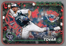 Load image into Gallery viewer, 2024 Topps Holiday SILVER GLITTER Parallels ~ Pick your card
