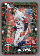 Load image into Gallery viewer, 2024 Topps Holiday SILVER GLITTER Parallels ~ Pick your card

