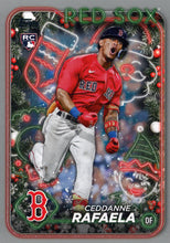 Load image into Gallery viewer, 2024 Topps Holiday SILVER GLITTER Parallels ~ Pick your card
