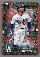 Load image into Gallery viewer, 2024 Topps Holiday SILVER GLITTER Parallels ~ Pick your card
