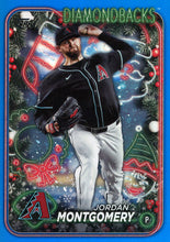 Load image into Gallery viewer, 2024 Topps Holiday BLUE METALLIC &amp; PURPLE GLITTER Parallels
