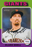 BLAKE SNELL 2024 Topps Heritage High Number COLOR SWAP VARIATION ~ Giants