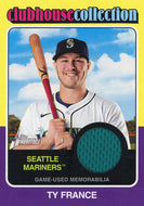 TY FRANCE 2024 Topps Heritage High Number Clubhouse Collection Relic