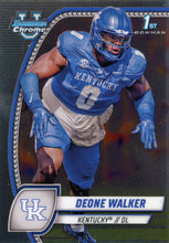 Load image into Gallery viewer, 2024 Bowman University Chrome Football BASE Cards ~ Pick your card
