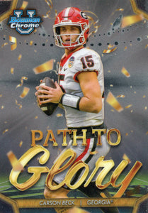 2024 Bowman University Chrome Football INSERTS ~ Pick your card