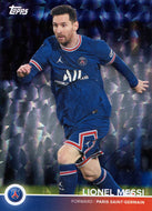 LIONEL MESSI 2021-22 Topps Paris Saint-Germain Soccer ICY Parallel