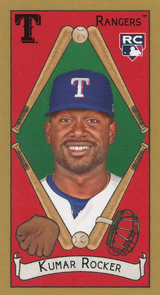 KUMAR ROCKER RC 2025 Topps T205 BLANK BACK Parallel ~ Rangers