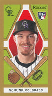 AARON SCHUNK RC 2025 Topps T205 DESIGN VARIATION SSP ~ Rockies
