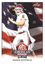 Load image into Gallery viewer, 2018 Leaf Draft Football Cards - All American: #AA-02 Baker Mayfield
