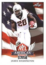 Load image into Gallery viewer, 2018 Leaf Draft Football Cards - All American: #AA-06 James Washington
