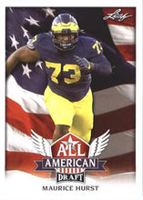 Load image into Gallery viewer, 2018 Leaf Draft Football Cards - All American: #AA-08 Maurice Hurst

