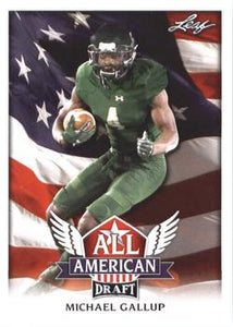 2018 Leaf Draft Football Cards - All American: #AA-09 Michael Gallup