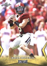 Load image into Gallery viewer, 2018 Leaf Draft Football Cards - Gold: #07 Baker Mayfield
