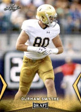 Load image into Gallery viewer, 2018 Leaf Draft Football Cards - Gold: #22 Durham Smythe

