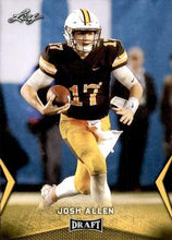 Load image into Gallery viewer, 2018 Leaf Draft Football Cards - Gold: #31 Josh Allen
