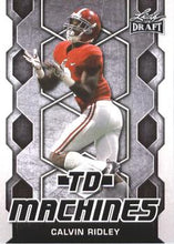 Load image into Gallery viewer, 2018 Leaf Draft Football Cards - TD Machines: #TD-03 Calvin Ridley
