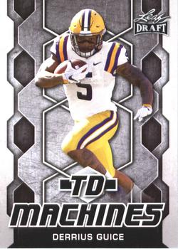 2018 Leaf Draft - TD Machines - Gold #TD-09 - Josh Adams