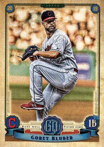 2019 Topps Gypsy Queen Baseball Cards (1-100): #33 Corey Kluber UER