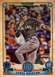 2019 Topps Gypsy Queen Baseball Cards (1-100): #34 Lewis Brinson