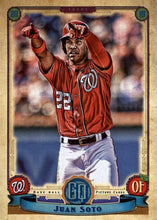 Load image into Gallery viewer, 2019 Topps Gypsy Queen Baseball Cards (1-100): #57 Juan Soto
