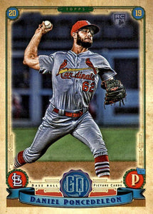 2019 Topps Gypsy Queen Baseball Cards (101-200): #144 Daniel Poncedeleon RC