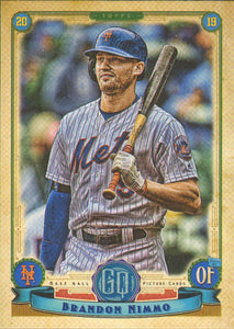 2019 Topps Gypsy Queen Baseball Cards (101-200): #176 Brandon Nimmo