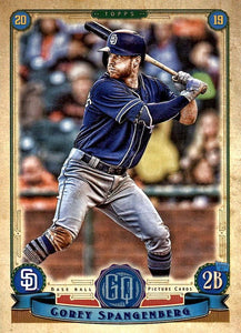 2019 Topps Gypsy Queen Baseball Cards (101-200): #188 Cory Spangenberg UER
