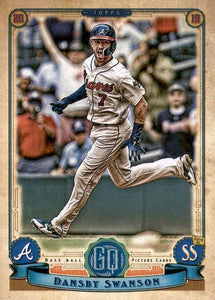 2019 Topps Gypsy Queen Baseball Cards (201-300): #208 Dansby Swanson