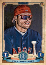 Load image into Gallery viewer, 2019 Topps Gypsy Queen Baseball Cards SP (301-320): #308 Ivan Rodriguez SP
