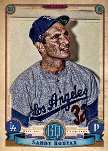 2019 Topps Gypsy Queen Baseball Cards SP (301-320): #319 Sandy Koufax SP