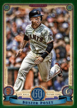 Load image into Gallery viewer, 2019 Topps Gypsy Queen Baseball GREEN Parallels: #17 Buster Posey

