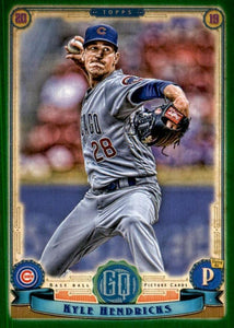 2019 Topps Gypsy Queen Baseball GREEN Parallels: #83 Kyle Hendricks