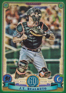 2019 Topps Gypsy Queen Baseball GREEN Parallels: #95 J.T. Realmuto