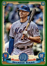 Load image into Gallery viewer, 2019 Topps Gypsy Queen Baseball GREEN Parallels: #176 Brandon Nimmo
