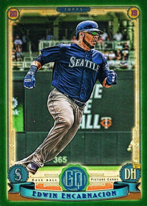 2019 Topps Gypsy Queen Baseball GREEN Parallels: #189 Edwin Encarnacion