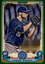 Load image into Gallery viewer, 2019 Topps Gypsy Queen Baseball GREEN Parallels: #191 Corbin Burnes
