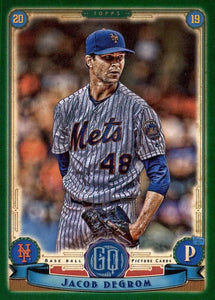 2019 Topps Gypsy Queen Baseball GREEN Parallels: #200 Jacob deGrom