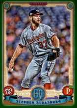 Load image into Gallery viewer, 2019 Topps Gypsy Queen Baseball GREEN Parallels: #211 Stephen Strasburg

