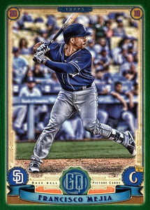 2019 Topps Gypsy Queen Baseball GREEN Parallels: #243 Francisco Mejia