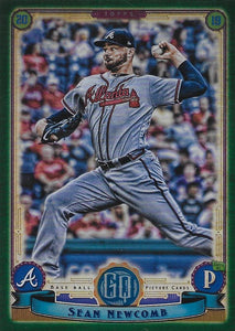 2019 Topps Gypsy Queen Baseball GREEN Parallels: #250 Sean Newcomb